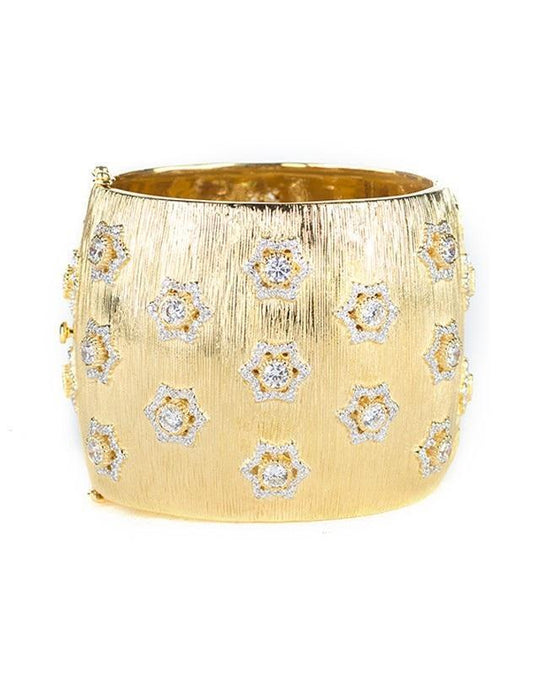 Jarin K Jewelry - Wide Star Cuff in Gold