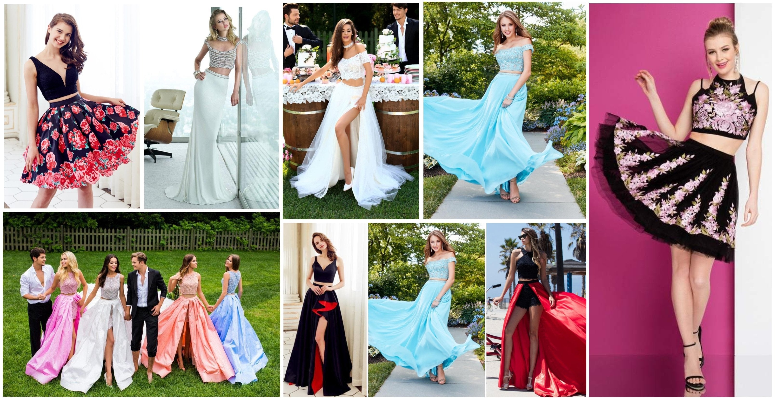 Be The Angel On Earth With The Two-Piece Dresses!
