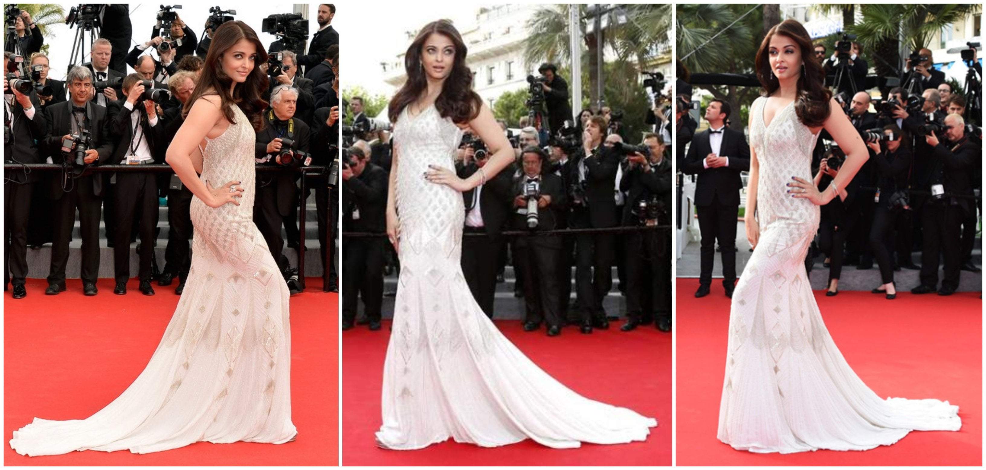 Celeb Look Book - Aishwarya’s Beaded Ivory Gown for Beautiful Bridesmaids!