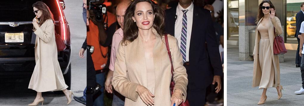 Angelina Jolie Spotted in NYC Premiere of First They Killed My Father