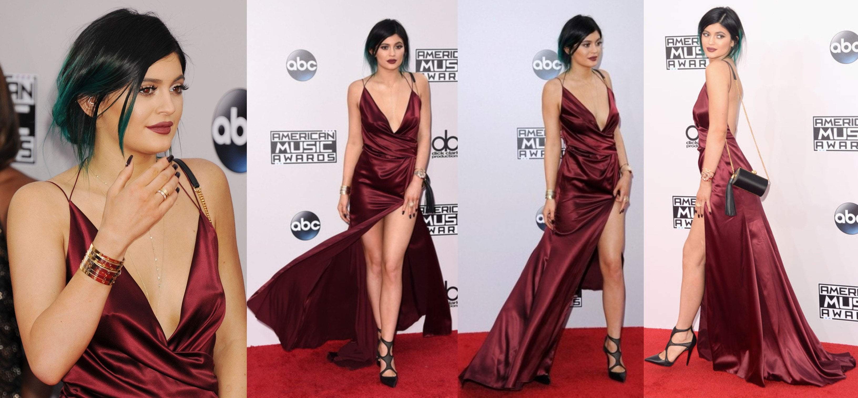 Celeb Look Book - Steal Kylie’s Sexy Wine Dress for Prom 2019!