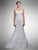 Dancing Queen - 5 Beaded Lace Sweetheart Mermaid Gown in White
