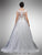 Dancing Queen - 6 Bejeweled Beaded Lace V-neck Ballgown in White
