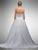 Dancing Queen - 8 Strapless Embellished Lace Ballgown With Train in White