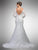 Dancing Queen - 12 Illusion Long Sleeve Wedding Dress in White