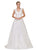Dancing Queen - 13 V Neckline A-Line Wedding Dress in White