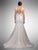 Dancing Queen - 14 Lavish Lace Sweetheart Trumpet Gown in White and Neutral