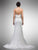 Dancing Queen - 17 Accented Lace Sweetheart Sheath Gown in White