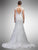 Dancing Queen - 21 Lace Embellished Sweetheart Trumpet Gown in White
