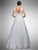 Dancing Queen - 25 Scalloped Embroidered Lace Corset Ballgown in White