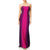 Adrianna Papell - AP1E200919 Color Block Jersey Dress in Pink and Multi-Color
