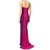 Adrianna Papell - AP1E200919 Color Block Jersey Dress in Pink and Multi-Color