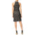 Adrianna Papell - AP1E200183 Swirl Motif Sheath Dress in Silver and Black