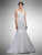 Dancing Queen - 34 Foliage Lace Ornate Trumpet Gown in White