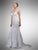 Dancing Queen - 44 Lace Embroidered Sheer Bridal Dress in White