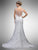 Dancing Queen - 44 Lace Embroidered Sheer Bridal Dress in White