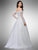 Dancing Queen - 47 Embellished Lace Off-Shoulder Ballgown in White