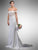Dancing Queen - 49 Embellished Lace Off-Shoulder Sheath Gown in White