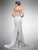 Dancing Queen - 49 Embellished Lace Off-Shoulder Sheath Gown in White