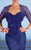 MNM Couture - 0051 Ornate Lace Applique Mermaid Gown In Blue