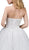 Dancing Queen Bridal - 65 Embellished Strapless Sweetheart Ballgown In White