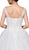 Dancing Queen Bridal - 72 Applique V-neck Ballgown In White