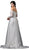 Dancing Queen Bridal - 78 Beaded Lace Off-Shoulder A-line Gown In White