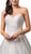 Dancing Queen Bridal - 85 Strapless Embroidered Sweetheart Ballgown In White and Nude