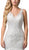 Dancing Queen Bridal - 86 Embroidered Plunging V-neck Trumpet Gown In White