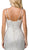 Dancing Queen Bridal - 86 Embroidered Plunging V-neck Trumpet Gown In White