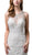 Dancing Queen Bridal - 90 Embellished Jewel Neck Trumpet Gown In White