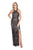 Decode 1.8 - 184400 Sequined Halter Dress with Back Cutouts In Black and Pink
