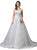 Dancing Queen Bridal - 101 Beaded Off-Shoulder Wedding Gown In White