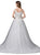 Dancing Queen Bridal - 101 Beaded Off-Shoulder Wedding Gown In White