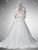 Dancing Queen Bridal - 102 Embroidered V-Neck Wedding Gown In White