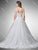 Dancing Queen Bridal - 102 Embroidered V-Neck Wedding Gown In White