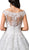 Dancing Queen Bridal - 103 Embroidered Scoop Wedding Gown In White