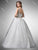 Dancing Queen Bridal - 105 Beaded V-Neck Wedding Dress In White