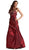 Colors Dress - 0127 Embellished Sweetheart A-line Dress in Red