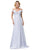 Dancing Queen Bridal - 137 Embellished Off-Shoulder A-line Gown In White