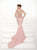 Tarik Ediz - Pearl Embellished Gown 92453 in Pink