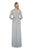 Decode 1.8 - Long Sleeve Lace Peplum Evening Dress 184004 - 1 pc Sage In Size 2 Available