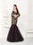 Tarik Ediz - Off-Shoulder Lace Evening Gown 92457 in Black