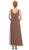 Beaded Tank Style Long Formal Dress with Jacket