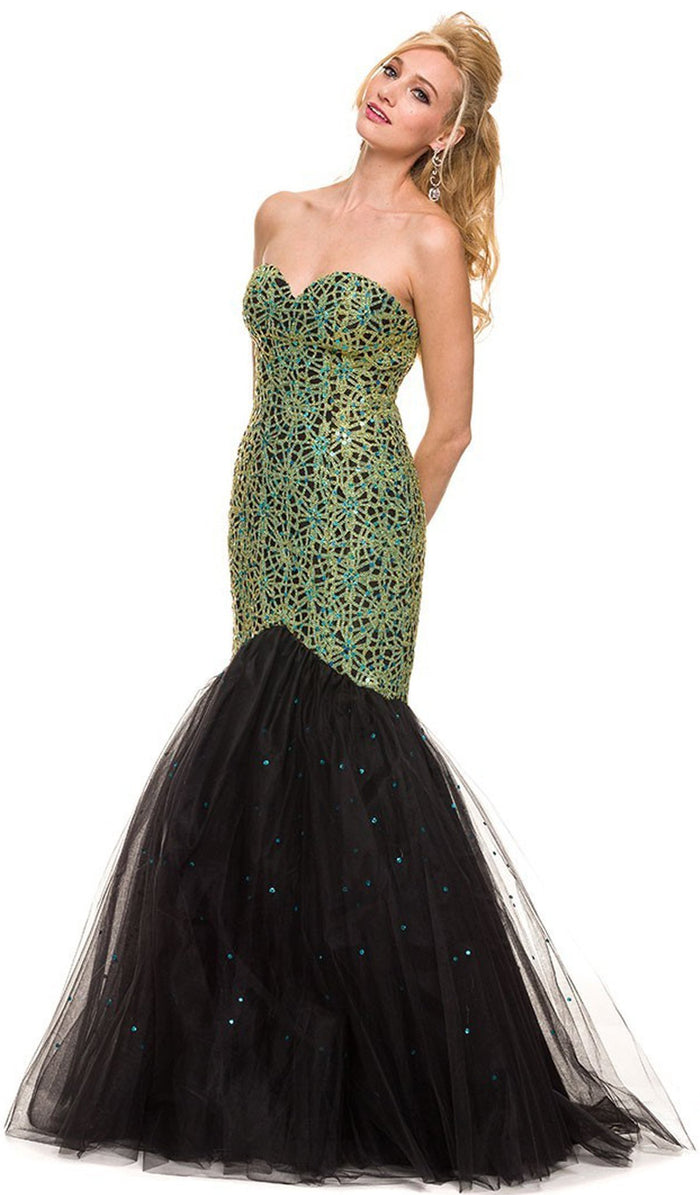 Embellished Sweetheart Mermaid Dress