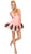 Ruched Illusion Neck Dress
