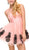Ruched Illusion Neck Dress