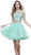 Two-Piece Embellished Short Dress