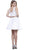Embellished Bateau Neck Dress