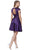 Bejeweled Jewel Neck Dress